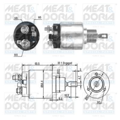 MEAT & DORIA 46003 Solenoid, electromotor